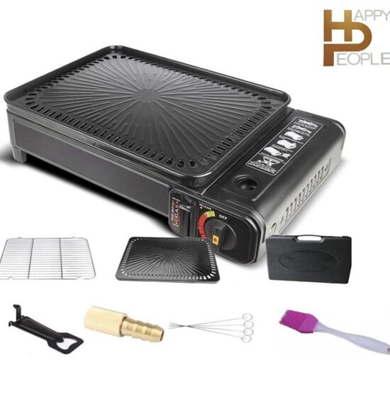 Dujine kelioninė virykle grilius su priedais